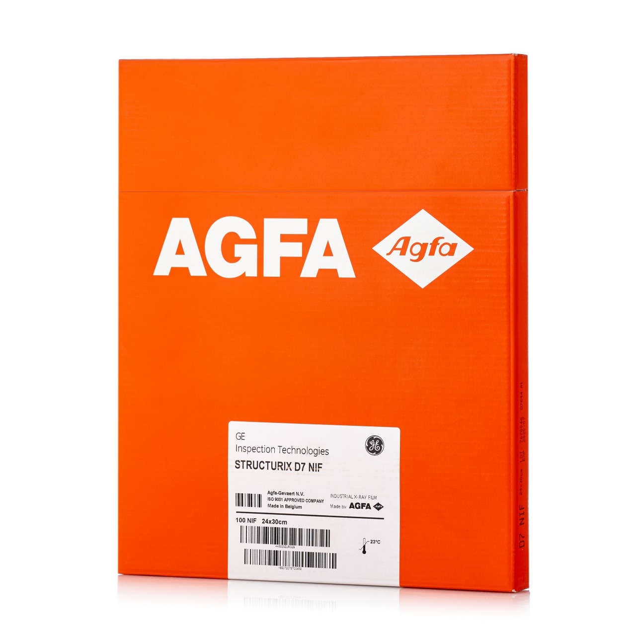 Agfa Structurix D7 NIF 24x30 Рентгеновская пленка (100 л)_1