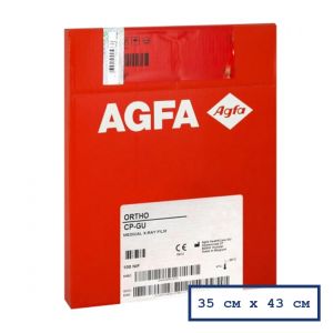 Зеленочувствительная рентгеновская пленка AGFA ORTHO CP-GU M 35х43